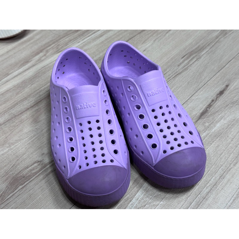 Native 洞洞鞋 紫色 童鞋 涼鞋 限量款 C11