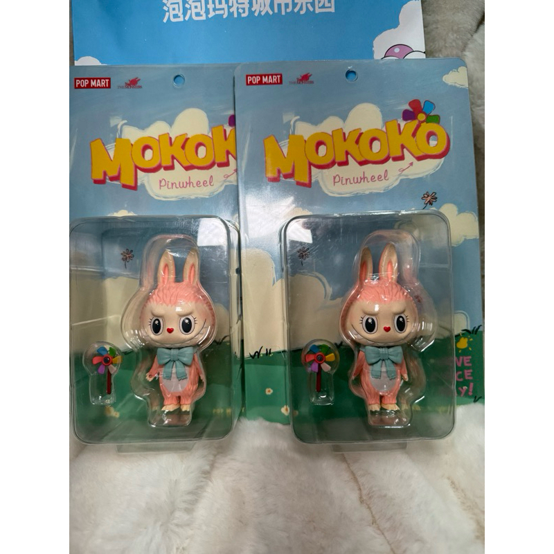 全新現貨 泡泡瑪特MOKOKO吊卡 樂園限定 LABUBU精靈家族 POP MART