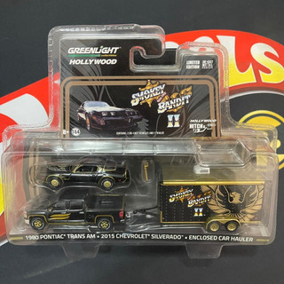 💚綠光GreenLight 1980 火鳥 雪佛蘭 拖車套組 Pontiac TRANS AM Silverado
