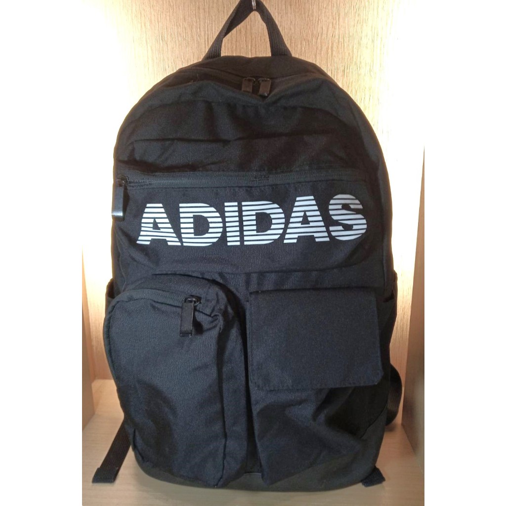 Adidas愛迪達 3D Pockets Backpack 黑白立體多口袋 多功能後背包 電腦包 ED6878