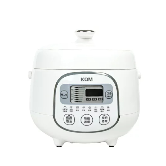 免運 KOM萬用微電腦電氣壓力鍋 HR-P07(4 IN 1(燉鍋、壓力鍋、電子鍋、傳統電鍋)