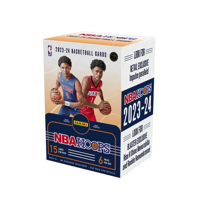  2023-2024 Panini Hoops Basketball Blaster Box NBA 球員卡盒