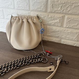 A50 二手．(含全新配件 長鍊、小花已售出) SAMO ONDOH 迷你雞蛋包 egg bag mini