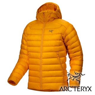 【Arc'teryx 始祖鳥】男Cerium羽絨連帽外套(鵝絨FP850)『艾斯黃』X007313 戶外 露營 登山 健