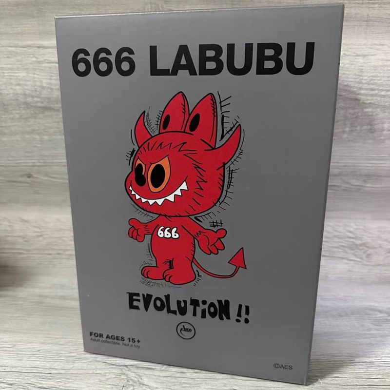 現貨❤️labubu 666 紅魔鬼 Aes x KASING LUNG x HUMAN 666 小鬼 大娃