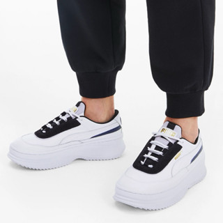 Puma Deva Chic 女鞋 休閒 時尚 娜扎 厚底 皮革 白