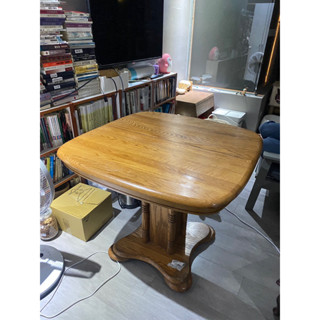 實木材質可延伸展開桌子