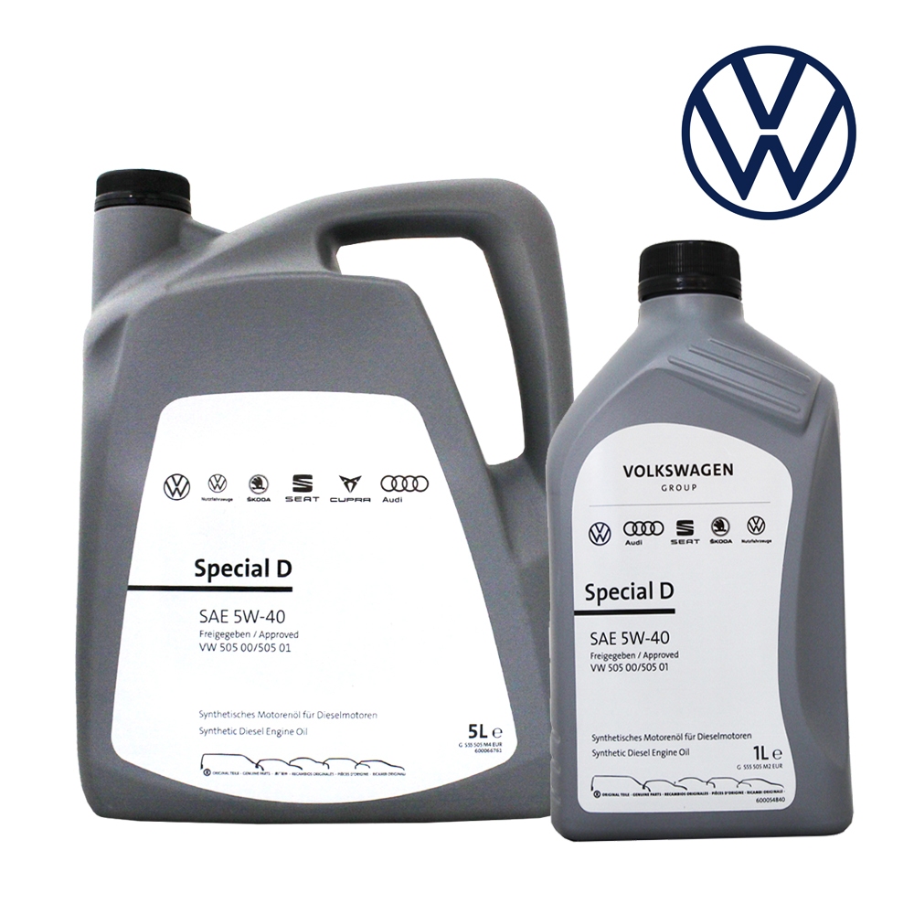 【易油網】VW SPECIAL D 502 505 5W40 福斯原廠指定機油 1L 5L
