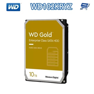 昌運監視器 WD Gold 10TB 3.5吋 金標 企業級硬碟 (WD102KRYZ)