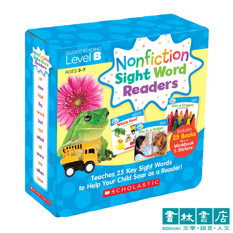 Nonfiction Sight Word Readers: Guided Reading Level B 英語讀本 盒裝書