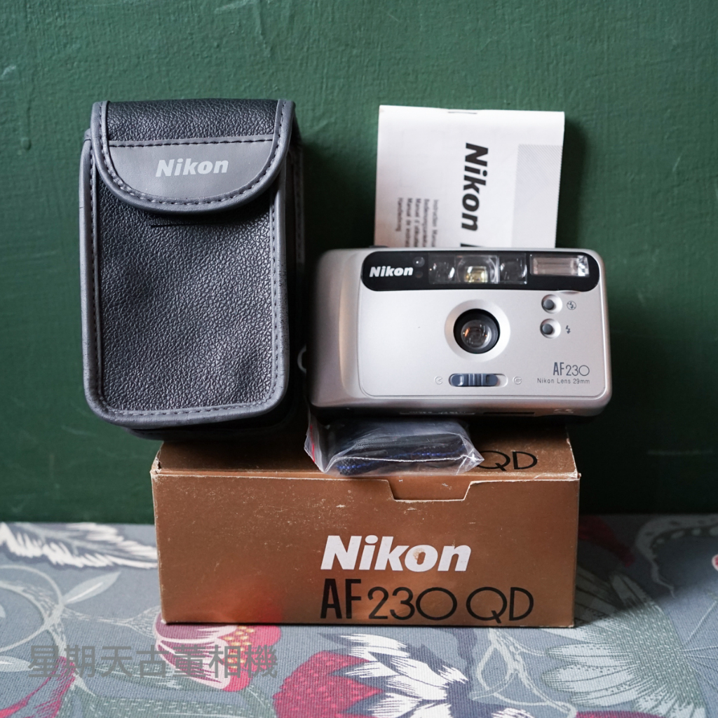 【星期天古董相機】庫存新品 NIKON AF 230 QD 底片傻瓜相機
