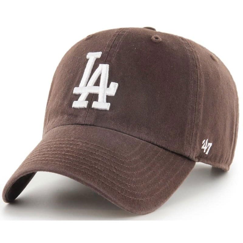 【'47 Brand】MLB DODGERS '47 CLEAN UP 洛杉磯 道奇 老帽 / 棒球帽 (咖啡x白色)