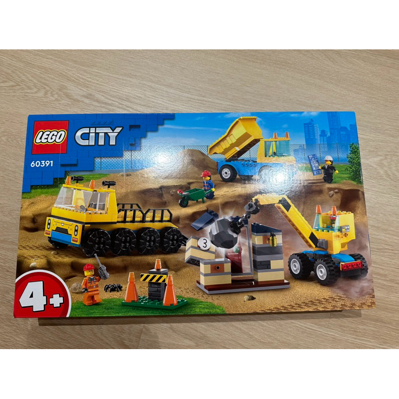 LEGO 60391 工程卡車和拆除起重機 城市系列 樂高盒組