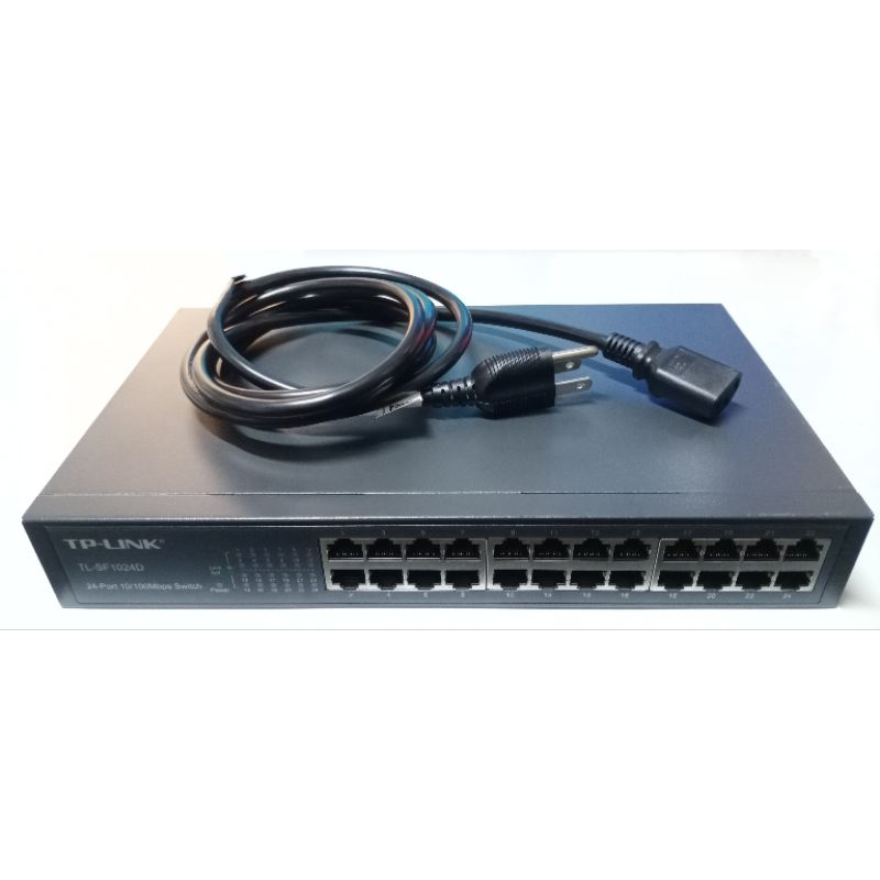 TP-Link TL-SF1024D 24埠 10/100Mbps 桌上基本型 乙太網路交換器 Hub 二手商品 現貨