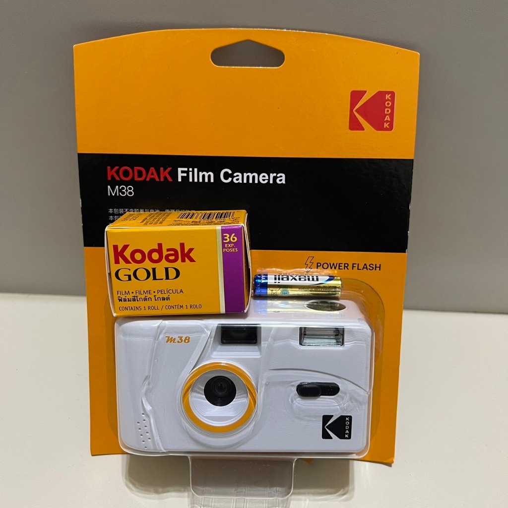 【Kodak 柯達】底片相機 M38 Clouds White 雲白色 台灣全新現貨 (含底片及電池)
