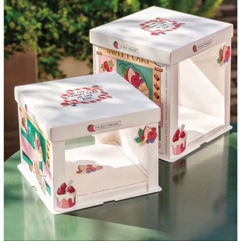 蛋糕盒 在台現貨 6吋蛋糕盒 生日蛋糕盒 生日透明蛋糕盒 蛋糕包裝盒