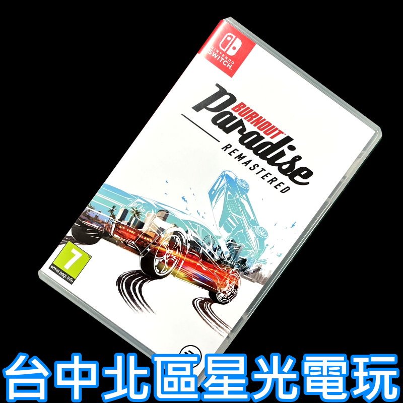 【NS原版片】☆ Switch 橫衝直撞 狂飆樂園 重製版☆【英文版 中古二手商品】台中星光電玩