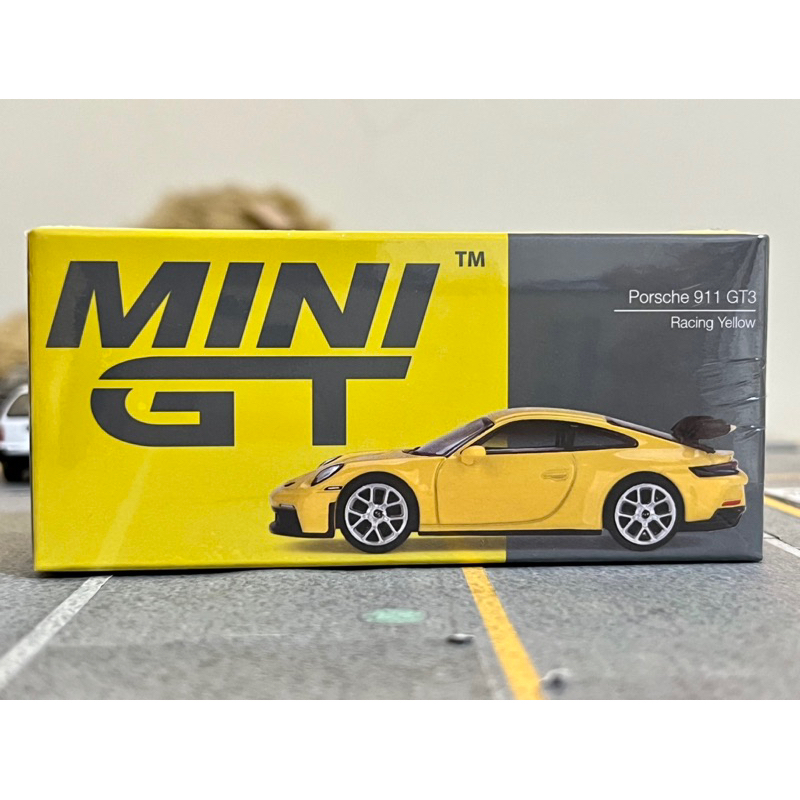 MINI GT 565 Porsche 911 GT3 黃 保時捷 1/64 taycan botxer 718 252