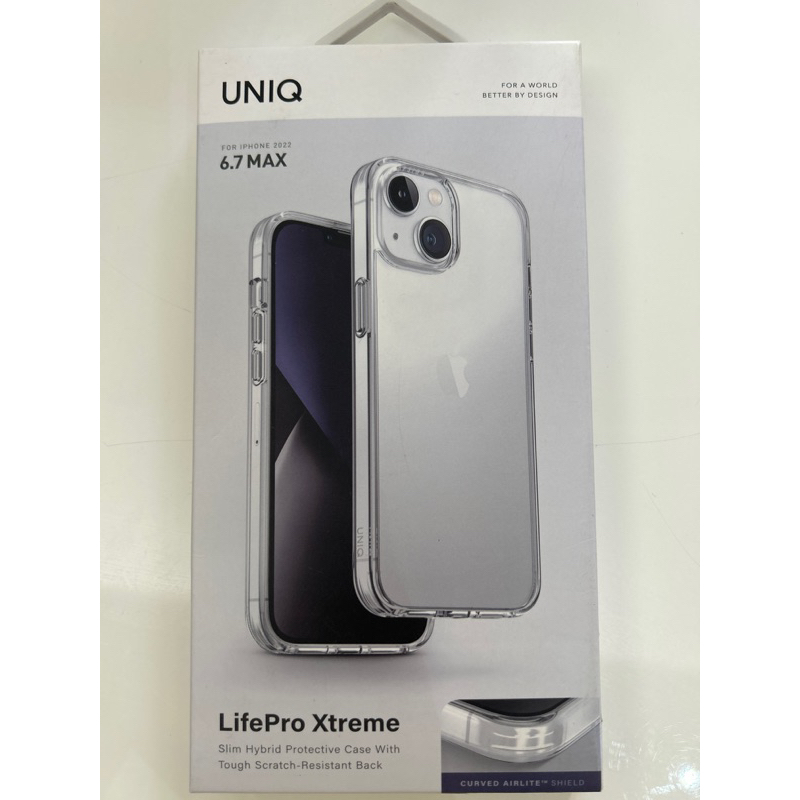 UNIQ iPhone  14 Pro 超透亮防摔雙料保護殼