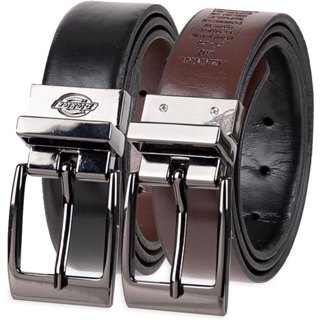 【DICKIES】11DI02D4 LEATHER REVERSIBLE BELT 雙面 腰帶 皮帶 (黑色x棕色)