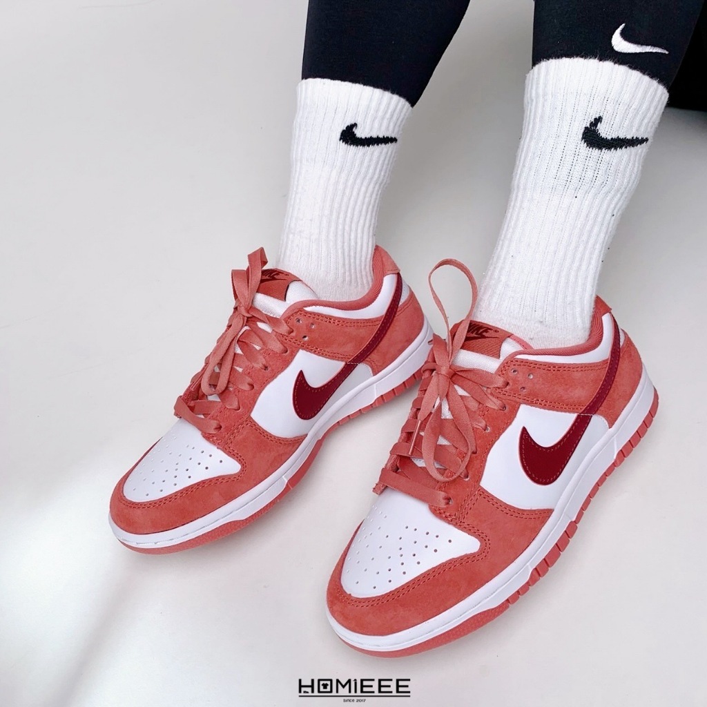 【Homieee】Nike Dunk Low Valentine' s Day 情人節 粉色 FQ7056-100
