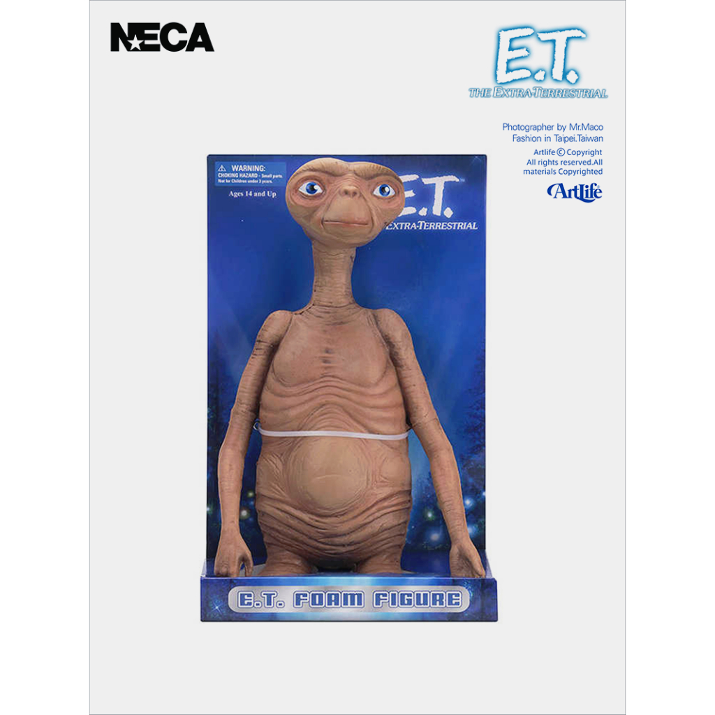 Artlife ㊁ NECA MOVIE E.T. the Extra Terrestrial 經典電影 外星人ET