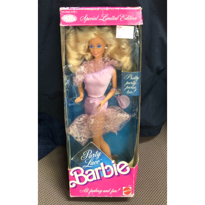 現貨 1989 Party Lace Barbie 古董芭比 派對蕾絲芭比娃娃 美泰兒Mattel