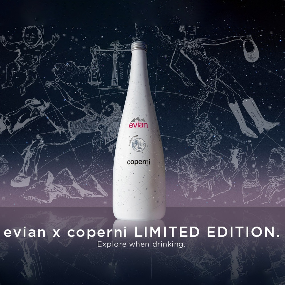 法國evian 依雲 2024 evian x Coperni 限量紀念瓶 750ml