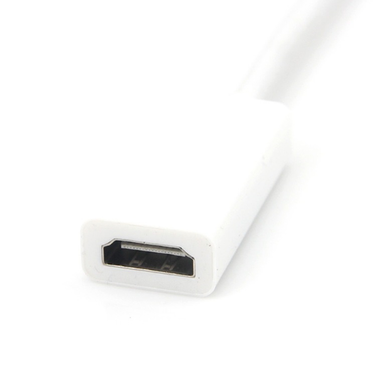 庫存不用等-【no】-Mini DP to HDMI轉接線迷你Dp公轉hdmi母Macbook投影儀高清連接線 A5.現