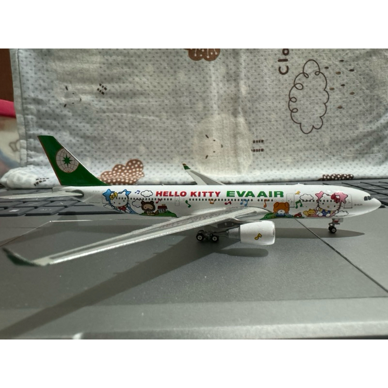 長榮航空A330 1/400 B-16311Hello kitty彩繪機 合金飛機模型 二手