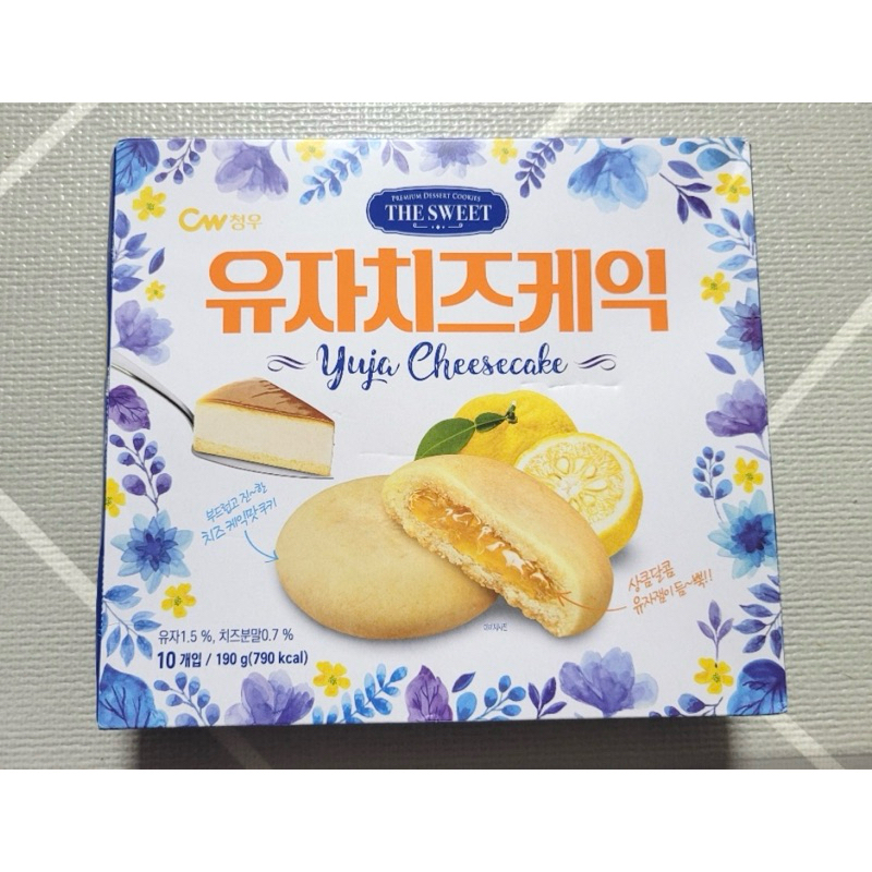 *現貨*韓國🇰🇷 CW 韓國柚子起司蛋糕190g(1盒/10入)
