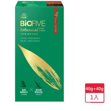 美吾髮BioFIVE植萃染髮霜-自然淺栗 全新現貨效期20251215