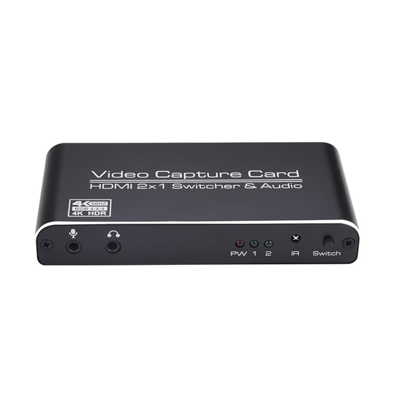 易控王 HDMI 1X2 影像擷取盒 USB3.0 直播擷取盒(40-196)