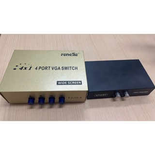 4 PORT VGA SWITCH 螢幕切換器 全新