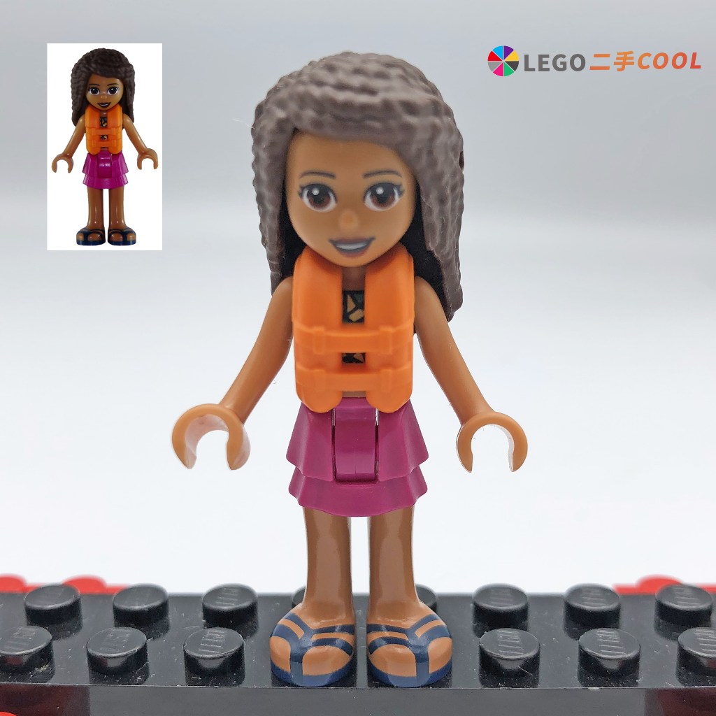 【COOLPON】正版樂高 LEGO【二手】Friends系列 41347 人偶拆賣 Andrea frnd264