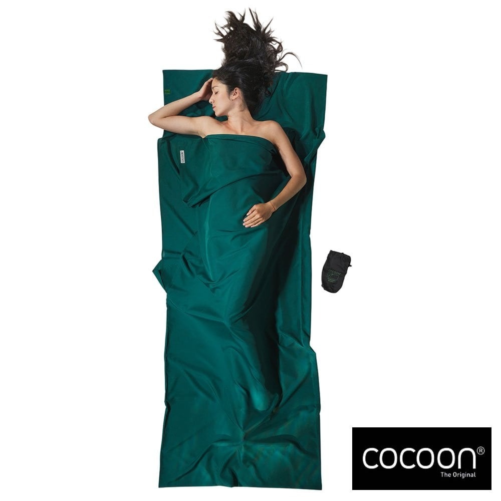 【COCOON】旅行睡袋內套-單人『苔綠』MFT47