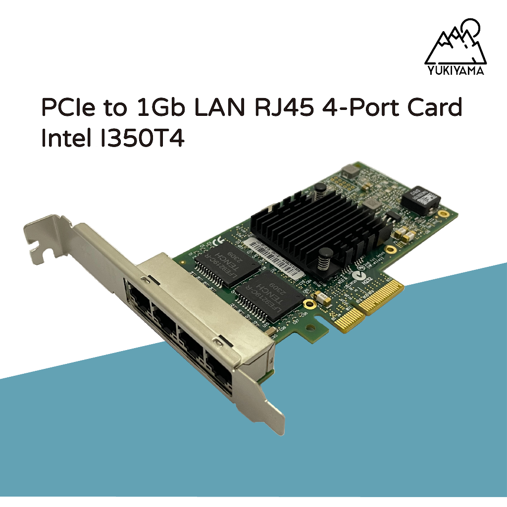 【台灣公司現貨】PCIe 1Gb LAN RJ45 四埠 伺服器網路卡/網卡/擴充卡 Intel I350T4V2