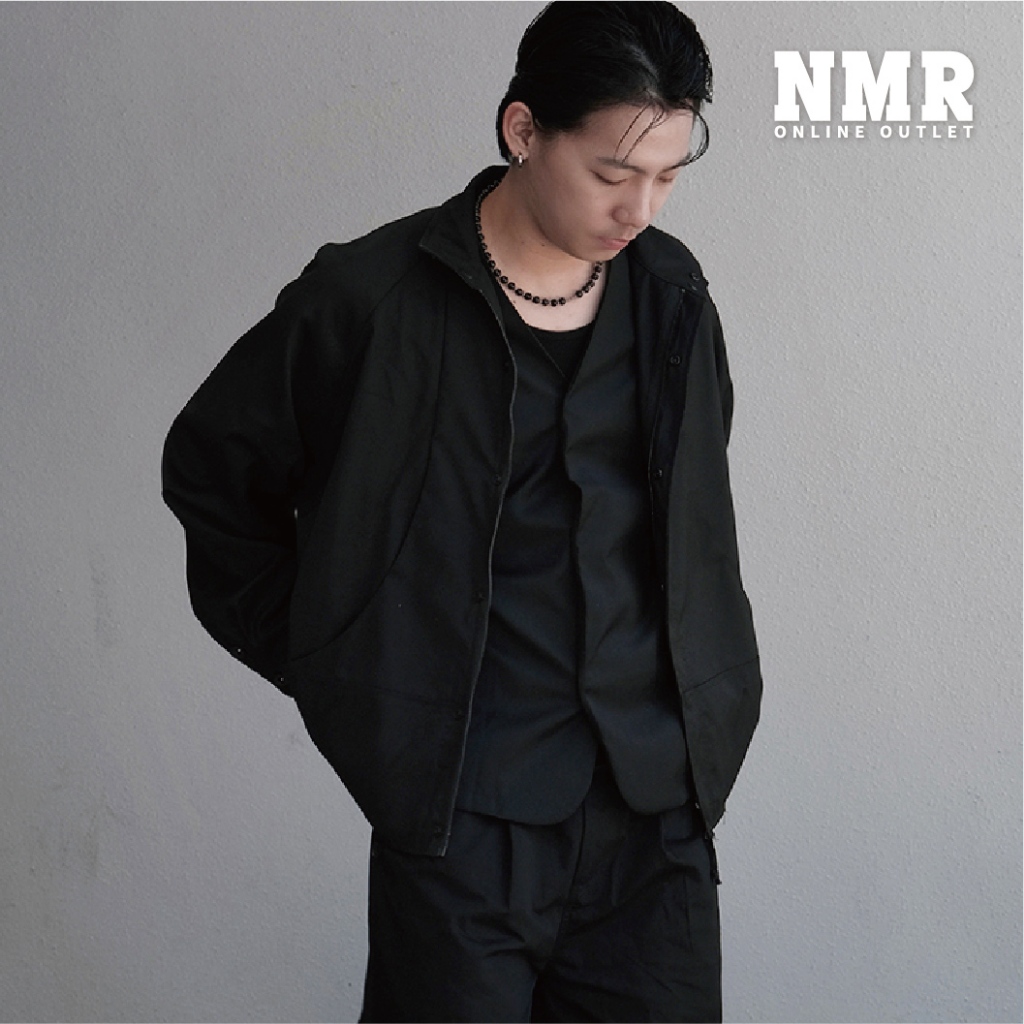 Nurari 短版M51外套 異材質 黑 23 A/W 23- Em. Limitless crop M51