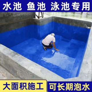 軒佳甄選『』魚池防水塗料漆 防水膠 補漏 屋頂水池游泳池房屋頂衛生間堵漏王材料