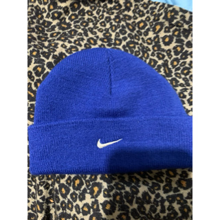 未使用 Nike babykid 藍 嬰兒 兒童 毛帽 保暖帽 cap 約1歲以下