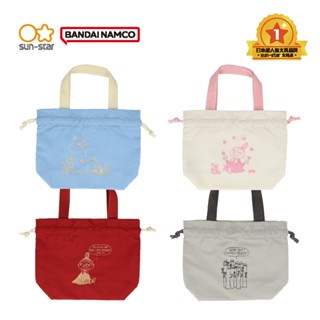 【sun-star】MOOMIN嚕嚕米 防水尼龍閃亮手提束口收納袋 (日本進口臺灣現貨) 束口袋 小物收納束口包 提袋