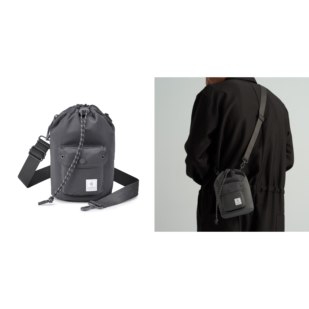 PORTER INTERNATIONAL 波特包 ARCH 水桶包(S) 11785-00603 鐵灰色 袋包 官網正品
