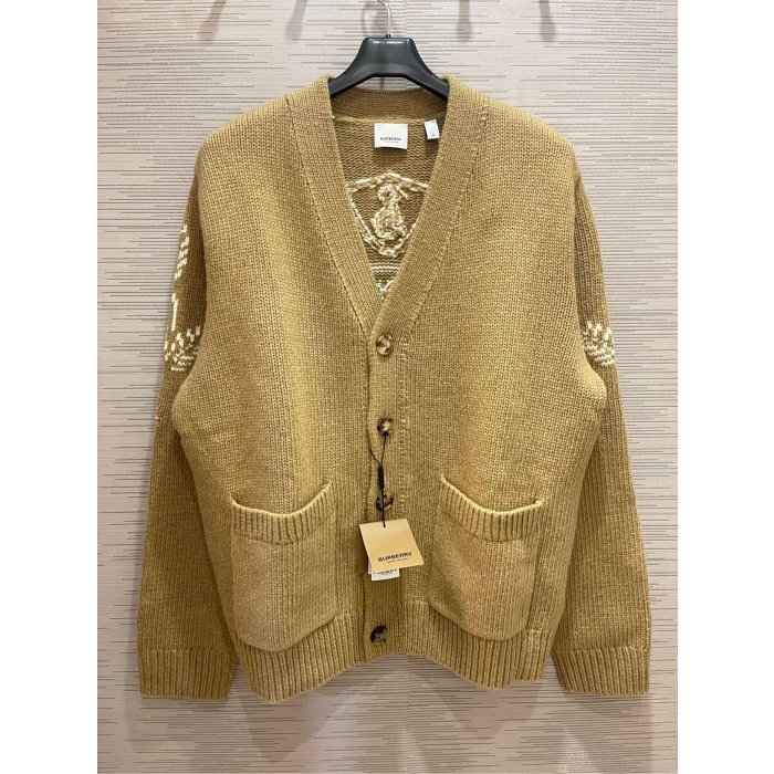 *漢森精品服飾* Burberry 戰馬 毛衣 開衫 外套 現貨 M ~ XXXL 原價33000