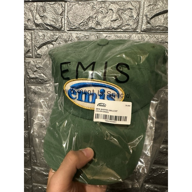 Emis WAPPEN 老帽 棒球帽 經典logo 綠色