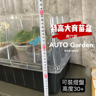 AUTO Garden 最新款 四套件 透明蓋(育苗盤專用) /保溼箱/多肉植物/食蟲植物/花盆/育苗盆/鹿角蕨苗