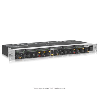 【含稅】CX3400 Behringer耳朵牌 高精度立體聲 2 路/3 路/單聲道 4 路分頻器，帶限制器