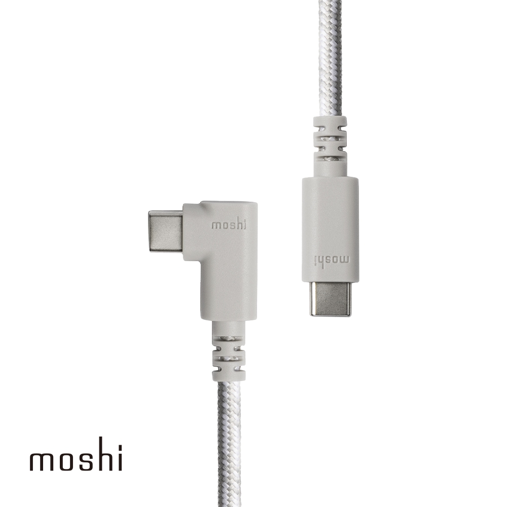 Moshi Integra USB-C to USB-C 90度彎頭 240W/480Mbps 充電傳輸線 (1.5M)