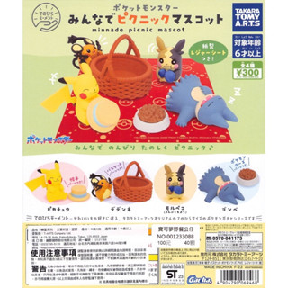 ［日版現貨］寶可夢 T-arts 野餐公仔 扭蛋 轉蛋 寶可夢中心帶回 日本池袋 咚咚鼠