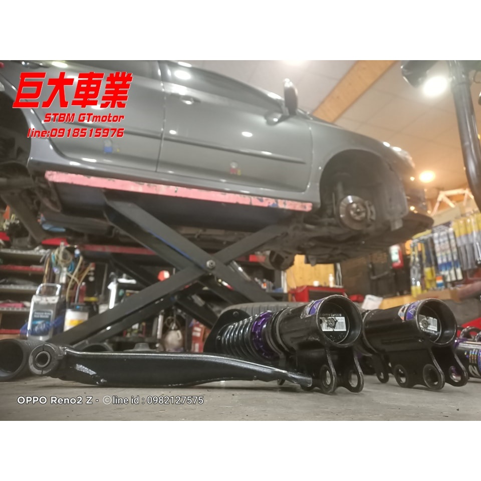 巨大車材 D2改裝避震器 ALTIS 十代 07-12 道路版 高低可調 軟硬36段 完工價$26000