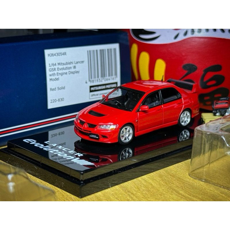 絕版 Hobby JAPAN 1:64 Mitsubishi Lancer Evolution  EVO 8代